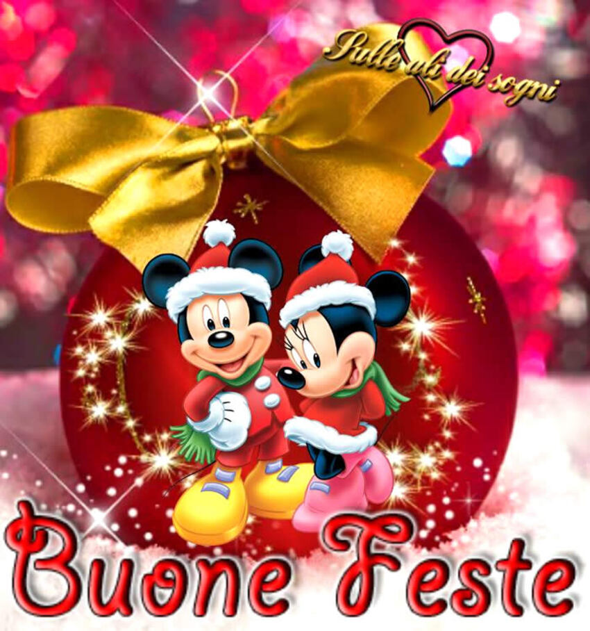 "Buone Feste" - da Minnie e Topolino