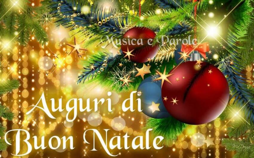 "Auguri di Buon Natale" - Musica e Parole