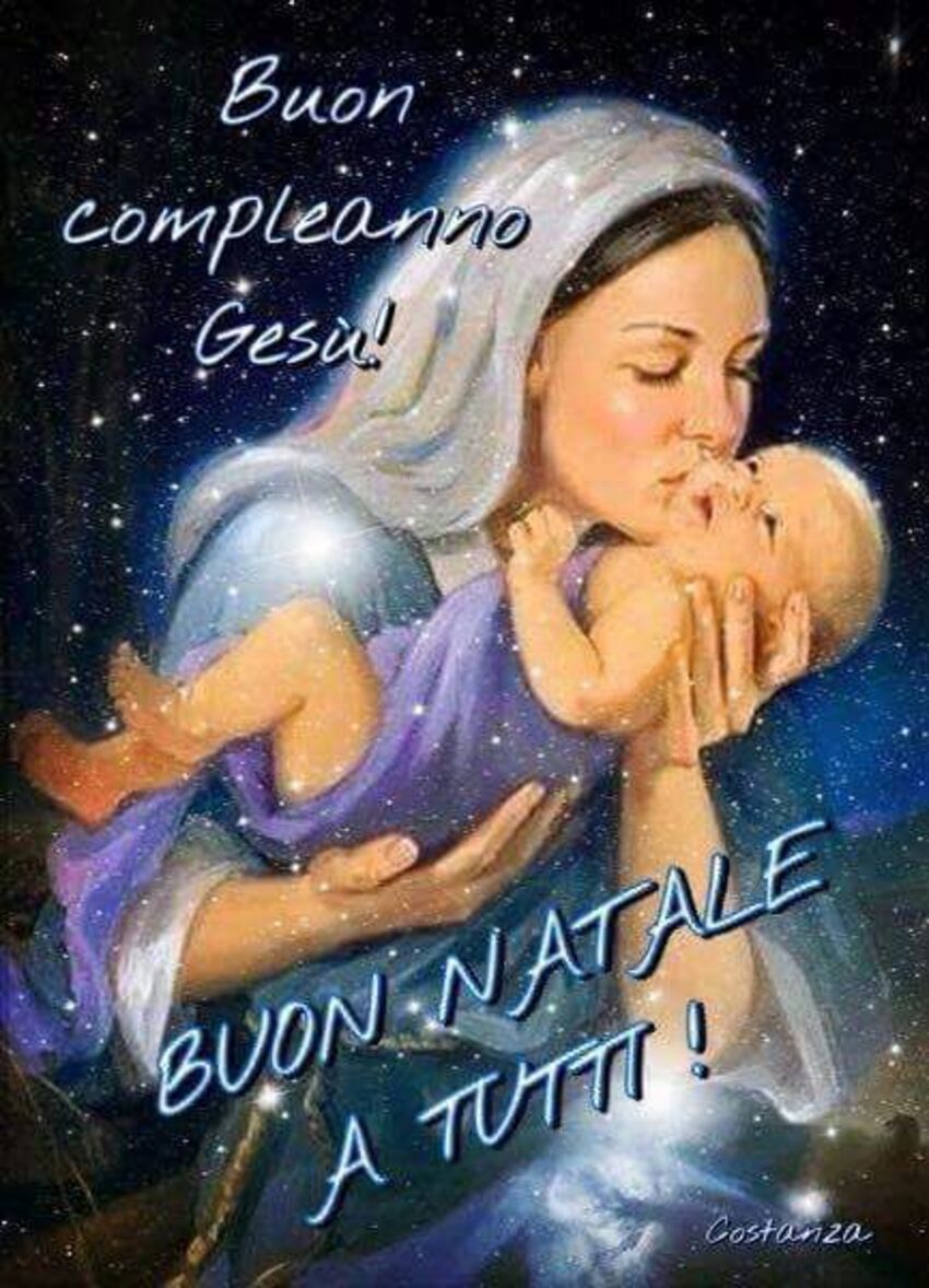 "Buon Compleanno Gesù! Buon Natale a tutti!"