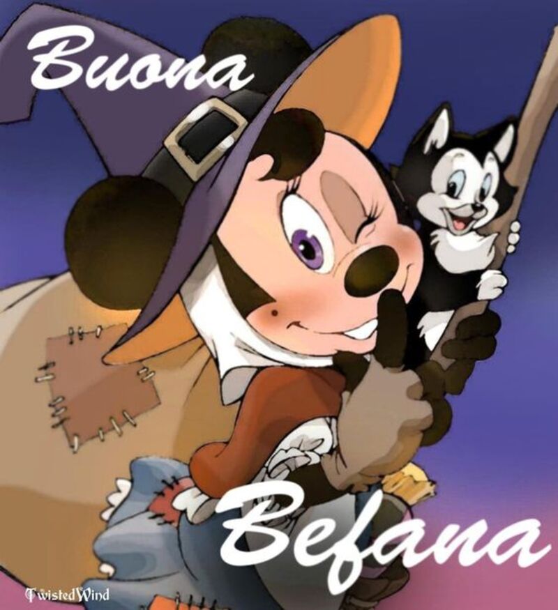 "Buona Befana" - immagini Walt Disney