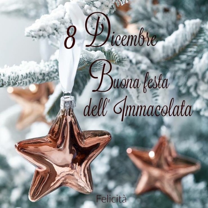 Buona Festa dell'Immacolata, auguri per Whatsapp