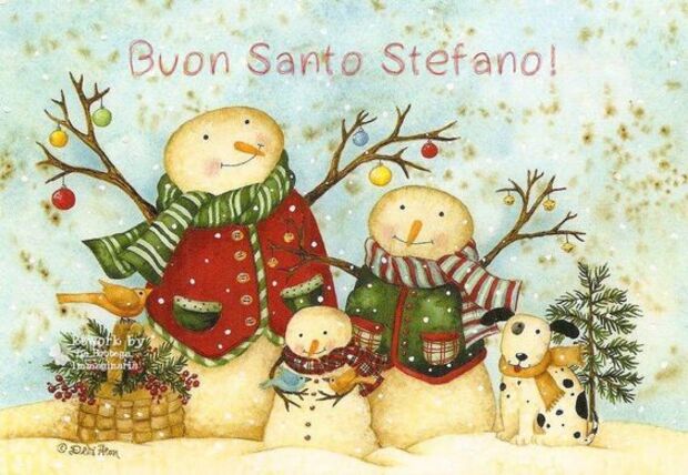 "Buon Santo Stefano!"