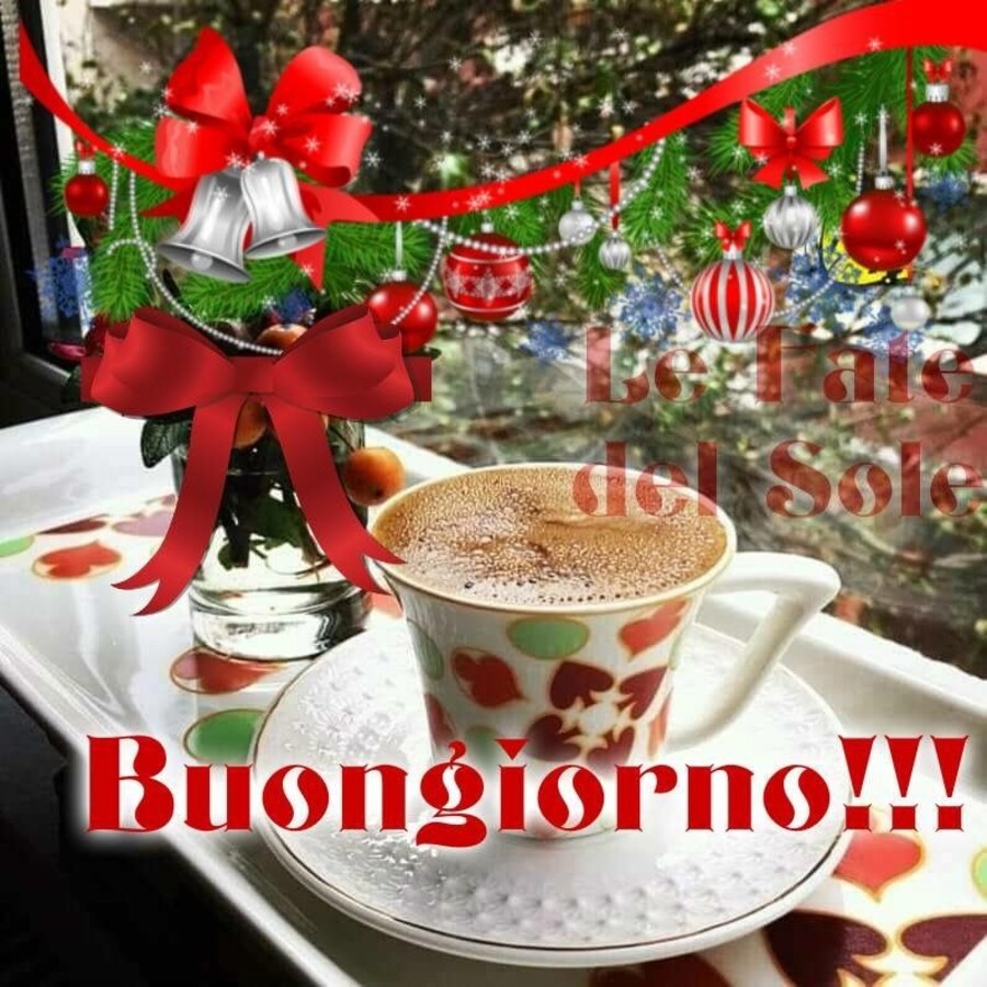 Buongiorno immagini natalizie