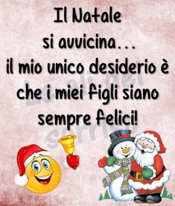 "Il Natale si avvicina... Il mio unico desiderio è che i miei figli siano sempre felici!"