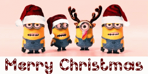 Gli inconfondibili Minions vi augurano Merry Christmas