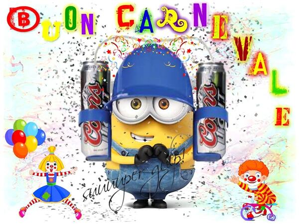 Buon Carnevale dai Minions