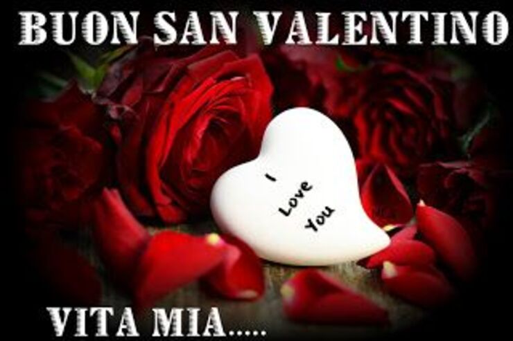 "buon san valentino vita mia..."