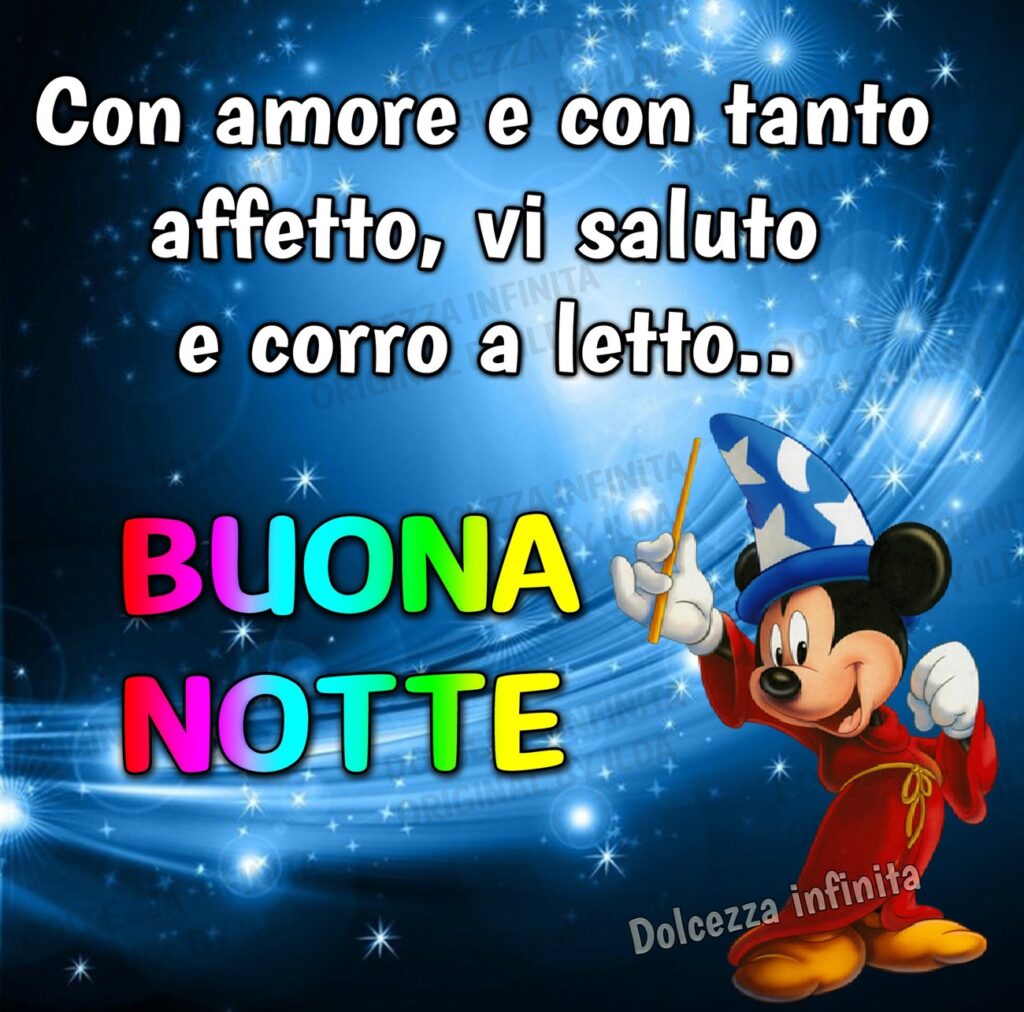 buona notte da Topolino